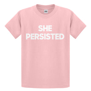 Youth She Persisted Kids T-shirt
