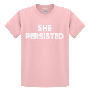 Youth She Persisted Kids T-shirt