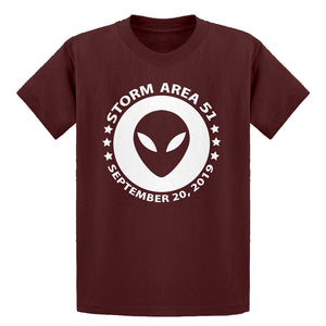 Youth Storming Area 51 Kids T-shirt
