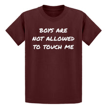 Youth Boys are not Allowed to Touch Me Kids T-shirt