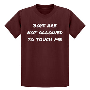 Youth Boys are not Allowed to Touch Me Kids T-shirt