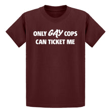 Youth Only Gay Cops Can Ticket Me Kids T-shirt