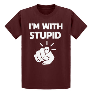 Youth I'm With Stupid You Kids T-shirt
