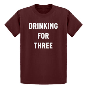 Youth Drinking For Three Kids T-shirt