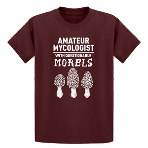 Youth Questionable Morels Kids T-shirt