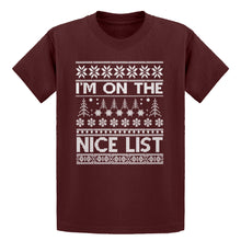 Youth Im on the Nice List Kids T-shirt