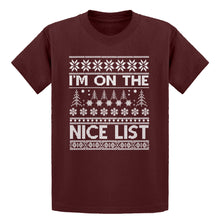 Youth Im on the Nice List Kids T-shirt