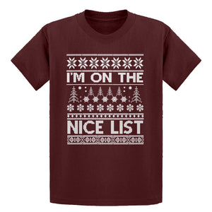 Youth Im on the Nice List Kids T-shirt