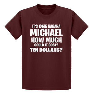 Youth Its ONE BANANA Michael Kids T-shirt