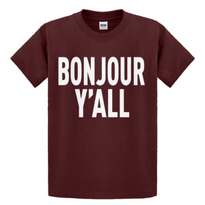 Youth Bonjour Yall Kids T-shirt