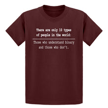 Youth 10 Types of People Kids T-shirt