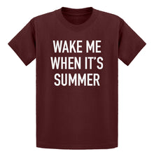 Youth Wake me When its Summer Kids T-shirt