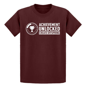 Youth Achievement Unlocked Create Offspring Kids T-shirt