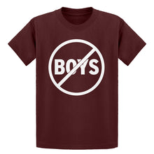 Youth No Boys Kids T-shirt