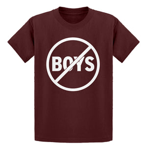 Youth No Boys Kids T-shirt