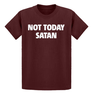 Youth Not Today Satan Kids T-shirt