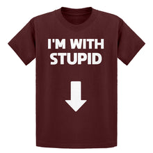 Youth I'm with Stupid Down Kids T-shirt