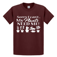 Youth I Cant My Plants Need Me! Kids T-shirt