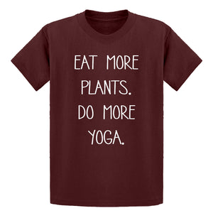 Youth More Plants More Yoga Kids T-shirt