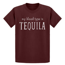 Youth My Blood Type is Tequila Kids T-shirt