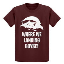Youth Where We Landing Boys?! Kids T-shirt