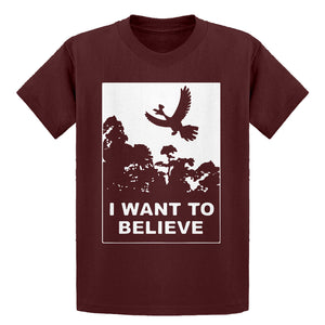 Youth I Want to Believe Kanto Sighting Kids T-shirt