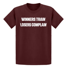 Youth Winners Train, Losers Complain Kids T-shirt