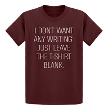 Youth Leave the Tshirt Blank Kids T-shirt