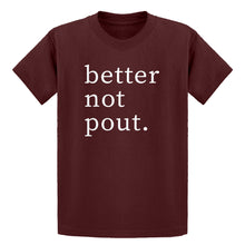 Youth Better Not Pout Kids T-shirt
