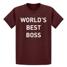 Youth World's Best Boss Kids T-shirt