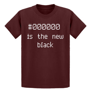 Youth 000000 is the new black Kids T-shirt