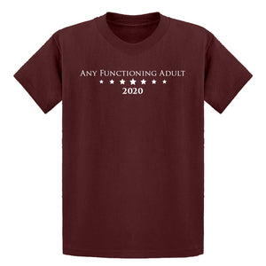 Youth Any Functioning Adult Kids T-shirt
