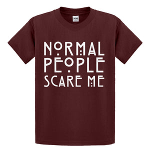 Youth Normal People Scare Me Kids T-shirt