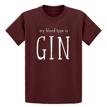 Youth My Blood Type is Gin Kids T-shirt