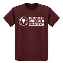 Youth Achievement Unlocked Tied the Knot Kids T-shirt