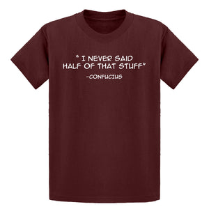 Youth Confucius say Kids T-shirt