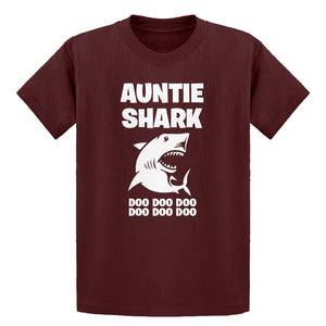Youth Auntie Shark Kids T-shirt