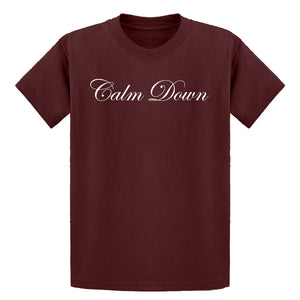 Youth CALM DOWN Kids T-shirt