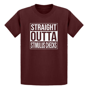Youth Straight Outta Stimulus Checks Kids T-shirt