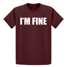 Youth I'm Fine Kids T-shirt