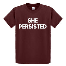 Youth She Persisted Kids T-shirt
