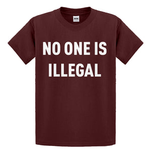 Youth No One is Illegal Kids T-shirt