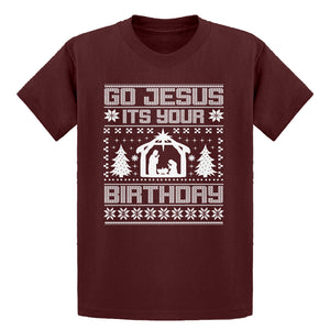 Youth Go Jesus Its Your Birthday Kids T-shirt