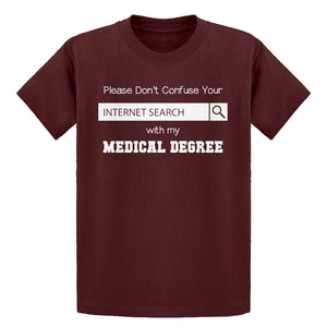 Youth Don't Confuse Your Search Kids T-shirt