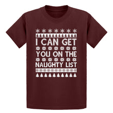 Youth I can get you on the Naughty List Kids T-shirt