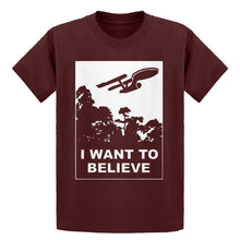 Youth I Want to Believe Space Ship Kids T-shirt