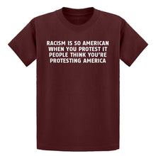 Youth Racism is so American Kids T-shirt