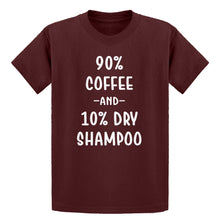 Youth 90% Coffee 10% Dry Shampoo Kids T-shirt
