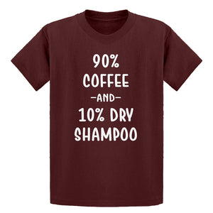 Youth 90% Coffee 10% Dry Shampoo Kids T-shirt