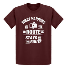 Youth What Happens on the Route Stays on the Route Kids T-shirt